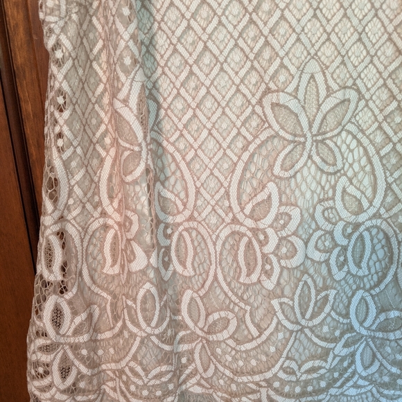 Charter Club lace overlay top - Picture 2 of 5